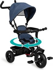 Детский трехколесный велосипед Qkids Mila navy blue
